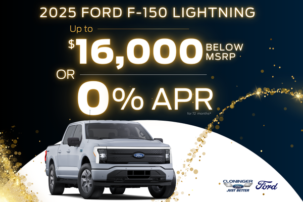 New 2025 Ford F-150 Lightning