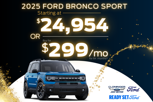 New 2025 Ford Bronco Sport
