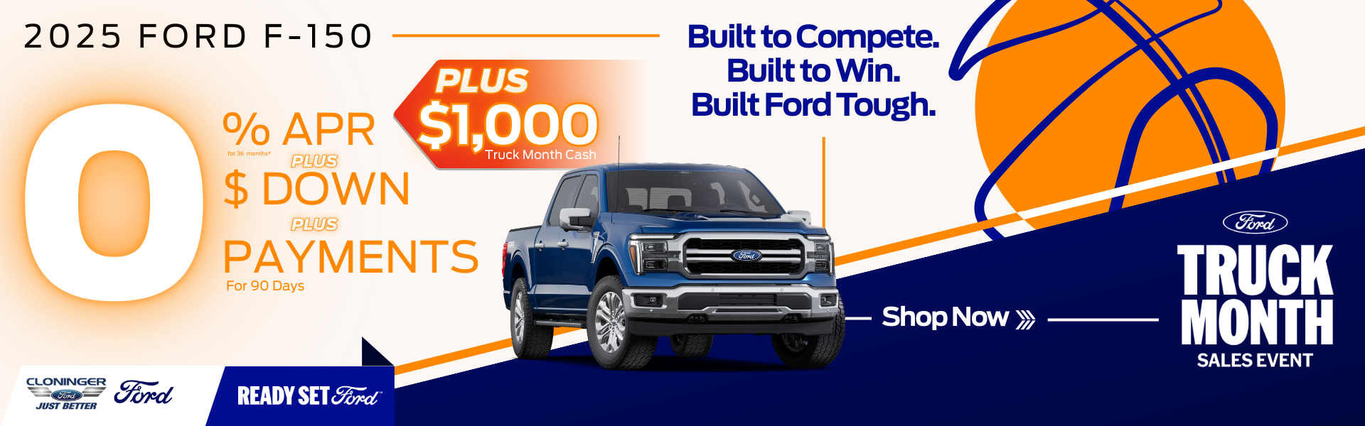 Get 0% APR, $0 down, 0 payments for 90 days + $1,000 