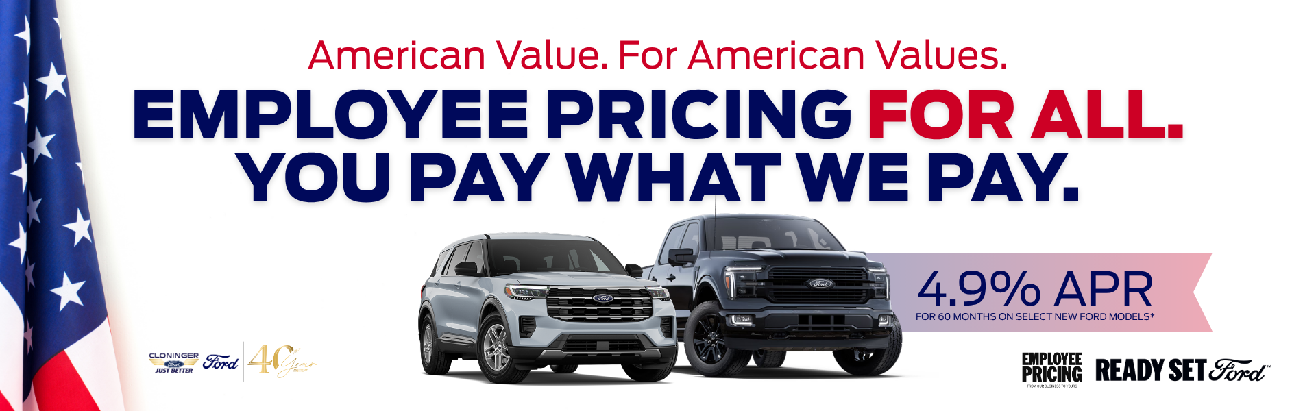 Employee Pricing. You Pay What We Pay.